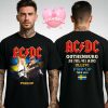 ACDC Power Up Poster At Ullevi In Gothenburg SE On 28 July And 1 August Featuring Twin Dragon Art 2025 Unisex T-Shirt