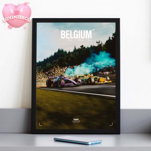 BWT Alpine F1 Poster Belgium Grand Prix At Spa-Francorchamps In July 2025 Racing Sparks Artwork Home Decor Poster Canvas