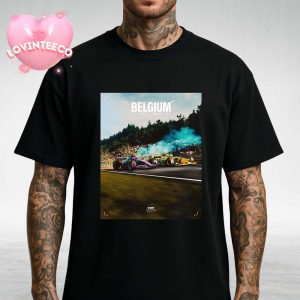 BWT Alpine F1 Poster Belgium Grand Prix At Spa-Francorchamps In July 2025 Racing Sparks Artwork Unisex T-Shirt