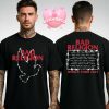Bad Religion Head Wound Tour Shirt World Tour 2025 Punk Rock Band Tee With Flaming Skull Artwork And Back Print Concert Dates Two Sides Unisex T-Shirt