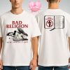 Bad Religion Head Wound Tour Shirt World Tour 2025 Punk Rock Band Tee With Flaming Skull Artwork And Back Print Concert Dates Two Sides Unisex T-Shirt