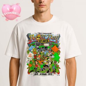 Be Out Day Atlanta 2025 10 Year Anniversary Tee Colorful Event Graphic Unisex T-Shirt
