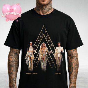 Beyonce Shirt On Cowboy Carter Tour 2025 Gold Destiny’s Child Legacy Design Unisex T-Shirt