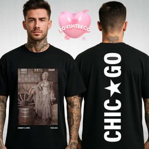 Beyonce Shirt On Cowboy Carter Tour In Chicago Illinois 2025 Two Sides Unisex T-Shirt
