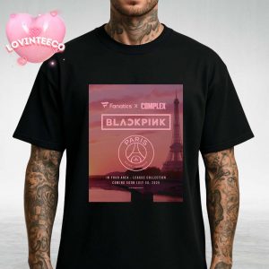 Blackpink Merch Design At Eiffel Tower In Paris France On July 30 2025 PSG Collaboration Highlight Unisex T-Shirt