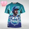 Cal Raleigh First Catcher 40 HR Poster Baseball Milestone Artwork 2025 All Over Print Shirt