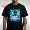 Cal Raleigh First Catcher 40 HR Poster Baseball Milestone Artwork 2025 Unisex T-Shirt