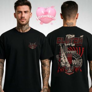 Clutch Animal Farm Tour Shirt At Sturgis South Dakota On August 4 2025 Political Dystopia Art Tee Two Sides Unisex T-Shirt