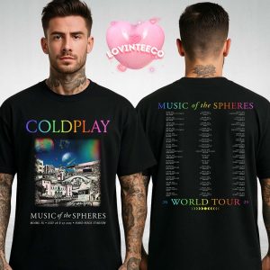 Coldplay Music Of The Spheres Tour Merch At Hard Rock Stadium In Miami FL On July 26 & 27 2025 Two Sides Unisex T-Shirt