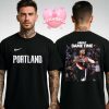 Damian Lillard Poster Trail Blazers Homecoming Portland NBA Season 2025 Basketball Art Career Tribute Wall Decor for Fans and Collectors Two Sides Unisex T-Shirt
