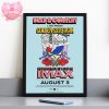 Dinosaur Jr And Snail Mail Poster At The Tabernacle In Atlanta GA On July 22 2025 Western Cartoon Style Home Decor Poster Canvas