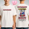 Dave Matthews Band Poster At Bank Of New Hampshire Pavilion In Gilford NH On July 22 2025 Skull Butterfly Artwork Unisex T-Shirt