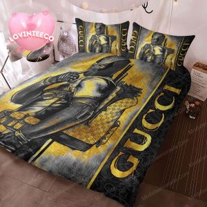 Deadpool x Gucci Monogram Luxury Pattern Bedding Set