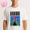 Dave Matthews Band Poster At Bank Of New Hampshire Pavilion In Gilford New Hampshire With Birds And Lighthouse Art July 23 2025 Unisex T-Shirt