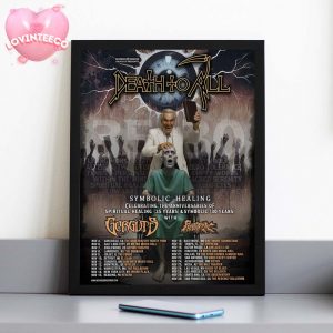 Death To All Poster At The Observatory North Park In San Diego CA On Nov 4 2025 Symbolic Healing Tour Home Decor Poster Canvas