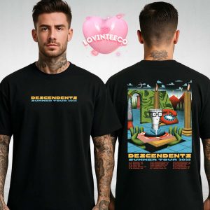 Descendents Summer Tour Poster 2025 With Retro Surrealist Artwork And US City Tour Dates Limited Edition Unisex T-Shirt