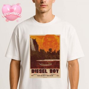 Diesel Boy Music Poster In Raleigh Atlanta Greenville 2025 Canoe Adventure Theme Unisex T-Shirt