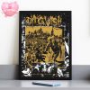 Dave Matthews Band Bridge Sunset Tour Art In Camden New Jersey With Vibrant Sky – July 26 2025 Home Decor Poster Canvas