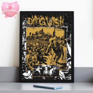 Dying Wish Live Show Poster With Screaming Vocalist And Crowd At Aftershock Festival 2025 Hardcore Music Print Home Decor Poster Canvas