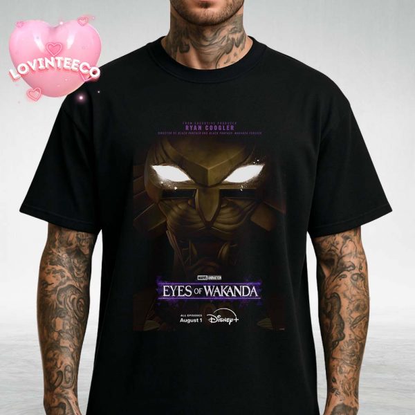 Eyes Of Wakanda Marvel Animation Key Visual Releasing On August 1 2025 Unisex T-Shirt