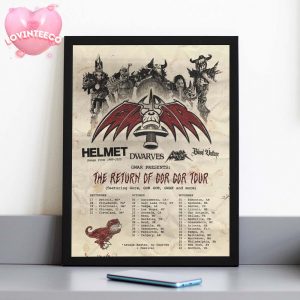 GWAR Tour Print At Multiple Cities In USA And Canada On Fall 2025 Home Decor Poster Canvas