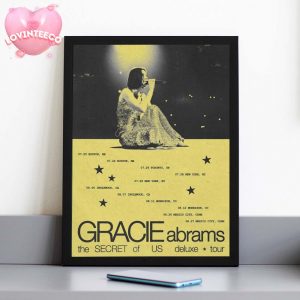 Gracie Abrams Poster At Madison Square Garden In New York NY On July 28 2025 Secret Of Us Tour Design Home Decor Poster Canvas