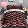 Deadpool x Gucci Monogram Luxury Pattern Bedding Set