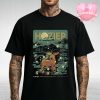 Chester Bennington From Linkin Park Band Tribute Art Poster With Sunset Background And “I Won’t Let You Fade” Quote Unisex T-Shirt