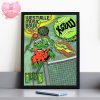 King Gizzard Live Show Art Print At Westville Music Bowl Connecticut On July 30 2025 With Neon Skeleton Wizard Design Home Decor Poster Canvas