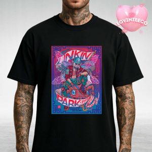 Linkin Park From Zero Tour Poster At Barclays Center In Brooklyn Ny July 29 2025 Fantasy Anime Style Unisex T-Shirt