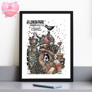 Linkin Park From Zero Tour Steampunk Concert Artwork At Scotiabank Arena In Toronto Ontario August 8 2025 Home Decor Poster Canvas