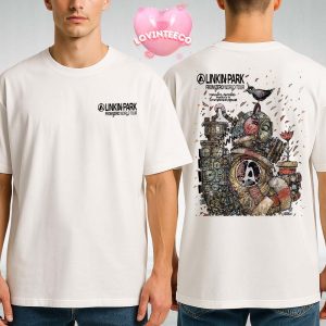 Linkin Park From Zero Tour Steampunk Concert Artwork At Scotiabank Arena In Toronto Ontario August 8 2025 Two Sides Unisex T-Shirt