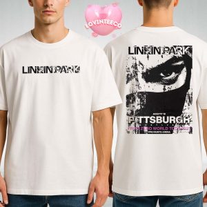 Linkin Park From Zero World Tour Music Show Poster In Pittsburgh Pennsylvania At PPG Paints Arena August 19 2025 Two Sides Unisex T-Shirt