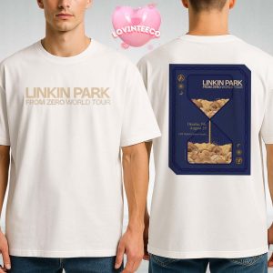 Linkin Park Live Music Poster At CHI Health Center In Omaha Nebraska On August 29 2025 From Zero Tour Two Sides Unisex T-Shirt