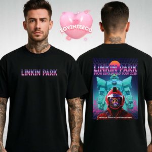 Linkin Park Live Show Artwork At Little Caesars Arena In Detroit MI On August 14 2025 From Zero World Tour 2025 Two Sides Unisex T-Shirt