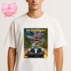 Scuderia Ferrari F1 Poster Belgium Grand Prix At Spa-Francorchamps On July 27 2025 Floral Art Style Unisex T-Shirt