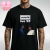 Oasis Live Show Poster At Wembley Stadium In London On July 25 To August 3 2025 With Split Portrait Artwork Two Sides Unisex T-Shirt