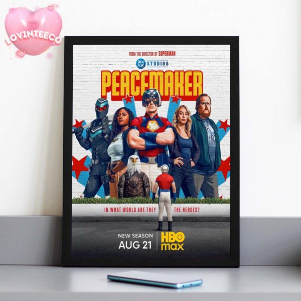 Peacemaker Team Mural Season 2 With Vigilante And Eagly HBO Max Comic Style 2025 Home Decor Poster Canvas
