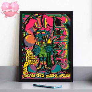 Primus Gig Poster At The Bomb Factory In Dallas TX 2025 Trippy Bunny Monster Design Home Decor Poster Canvas