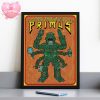 Everwild Music And Arts Festival Poster In Legend Valley Ohio On July 31 To August 2 2025 Mythological Fantasy Theme With Volcano And Owl Home Decor Poster Canvas