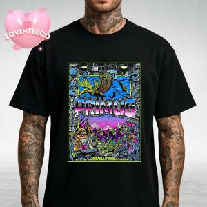 Primus Music Print At Shreveport Municipal Auditorium In Shreveport LA 2025 Alien Sci-Fi Scene Unisex T-Shirt