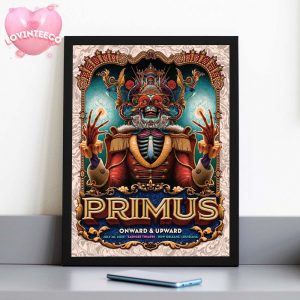 Primus Poster At Saenger Theatre In New Orleans Louisiana On July 28 2025 Psychedelic Skeleton Theme Home Decor Poster Canvas