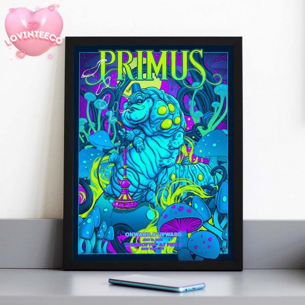 Primus Poster At The Rooftop At Pier 17 In New York NY On July 21 2025 Onward And Upward Artwork 2025 Home Decor Poster Canvas