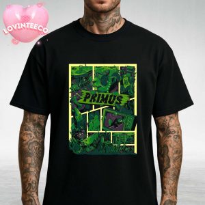 Primus Poster In Bridgeport CT On July 22 2025 Green Cartoon Underwater Art Unisex T-Shirt