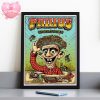 Phish Poster At Saratoga Springs In New York On July 25 26 27 2025 Psychedelic Goat Maze Art Home Decor Poster Canvas