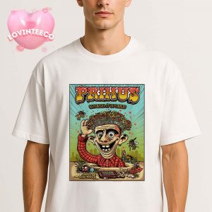 Primus Poster Onward And Upward In Atlanta Georgia On July 25 2025 Trippy Cartoon Psychedelic Style Art Unisex T-Shirt