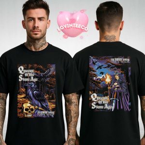 Queens Of The Stone Age Full Show Combined Poster In Zagreb Croatia On July 22 And 23 2025 Two Sides Unisex T-Shirt