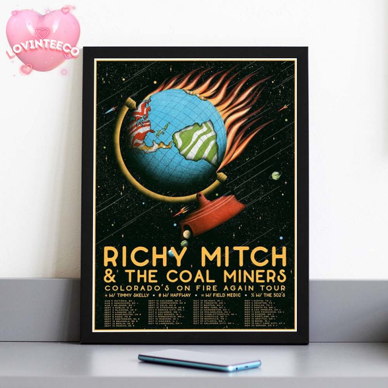 Richy Mitch Tour Poster At Venues Across USA And Europe In 2025 Home Decor Poster Canvas