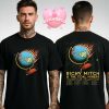 Queens Of The Stone Age Poster At SRC Salata In Zagreb Croatia On 22 July 2025 With Raven And Skull Artwork Unisex T-Shirt
