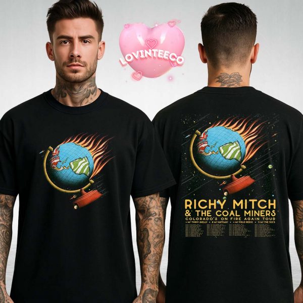 Richy Mitch Tour Poster At Venues Across USA And Europe In 2025 Two Sides Unisex T-Shirt